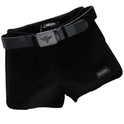 Плюс размеры 3XL зимние модные черные шорты для женщин Повседневное широкие брюки короткие Femme Свободные Шерстяные
