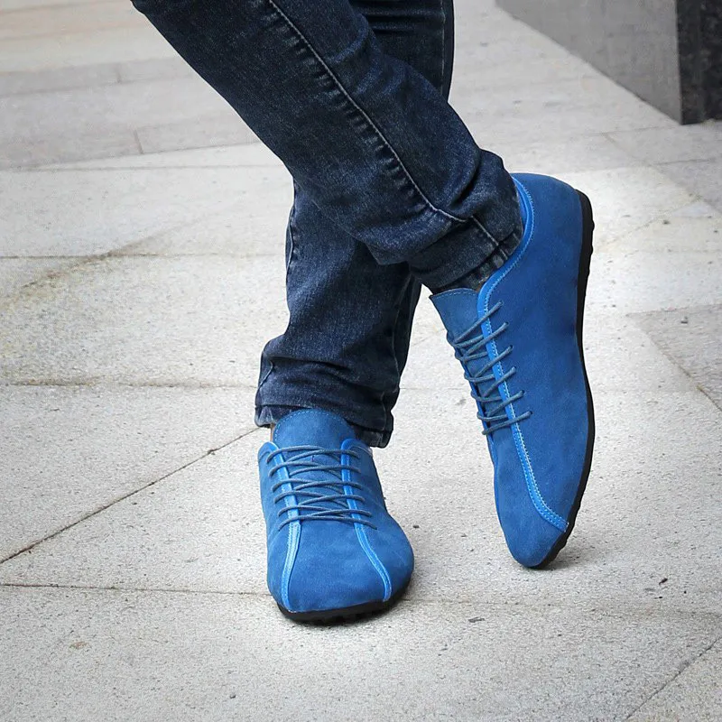 

Perimedes Couple Men's casual Peas Flat Shoe Lace-Up Athletic Light wolk formotion men shoes cushioning keep fit Sneakers#g30