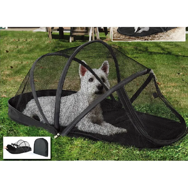LEMONDA Portable Polyester Outdoors Folding Dog Cage Fence Pet House Tent Dome for Small Cats and Dogs | Дом и сад