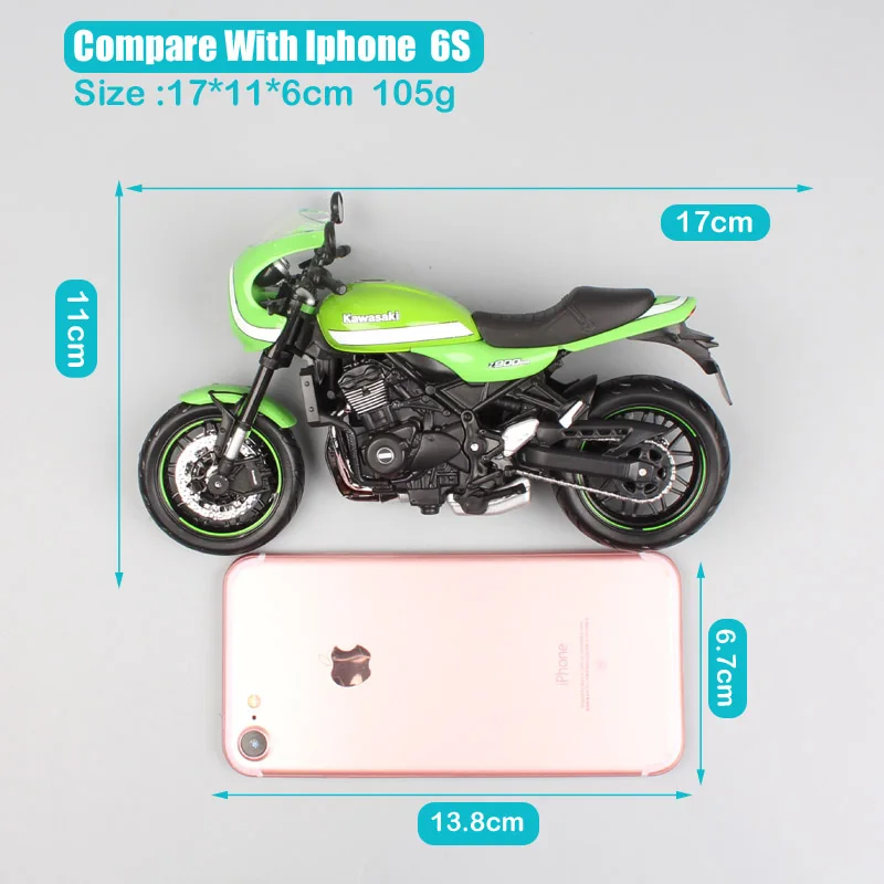 Классический 1:12 Масштаб maisto Kawasaki Z900 RS Cafe racer Diecast дорога для мотокросса езды на