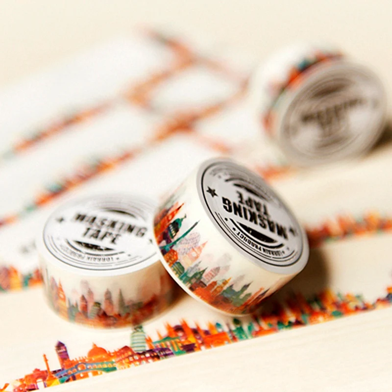 

2cm*7m Gorgeous Town washi tape diy decoration for scrapbooking masking tape adhesive tape