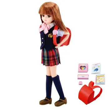 

Miniature 1:6 Dolls blythe Bag Schoolbag For licca Pullip Doll Knapsack Packsack 1/6 Bag Doll Accessories for barbie