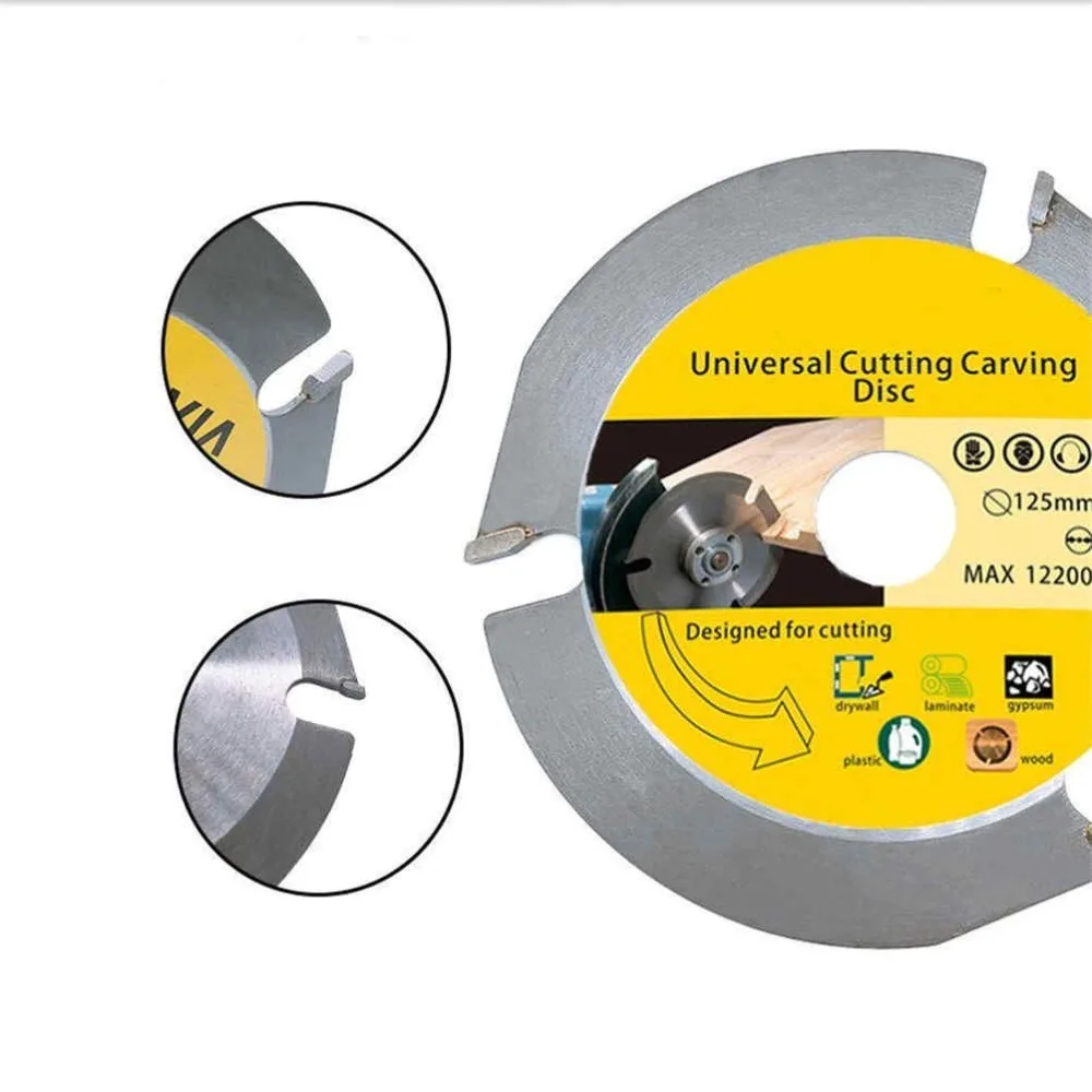 125mm 3T Circular Saw Blade Multitool Grinder Saw Disc Carbide Tipped