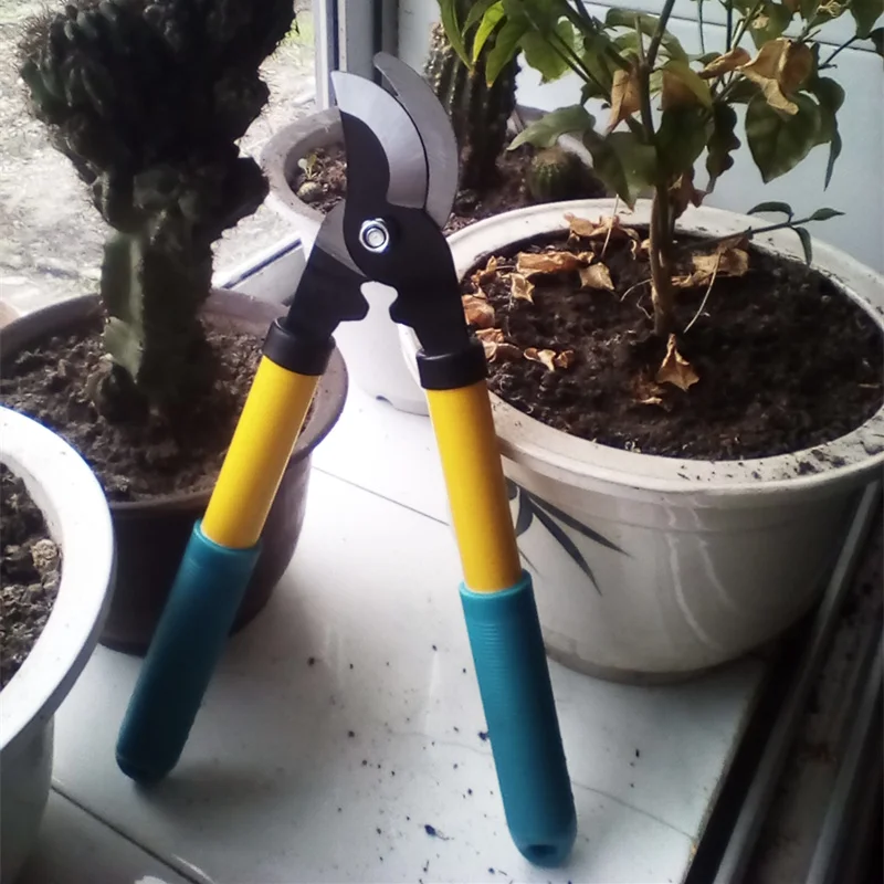 Najtaniej Stal wysokowęglowa ostre nożyce ogrodnicze podnośniki długa rączka drzewo bonsai nożyce do gałęzi na narzędzia ogrodnicze