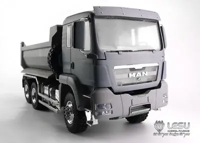LESU MAN 6*6 Front Cylinder Hydraulic Dumper Truck Tipper Tmy   1/14 RC Model TH02557