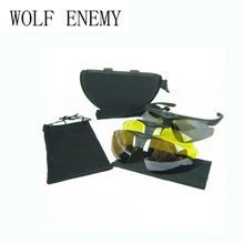 Тактические поляризационные военные солнцезащитные очки C1 мужские страйкбольные уличные очки 3 линзы для смены