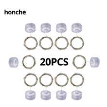 20 шт., 1 м, красочный погружной светодиодный светильник для Хэллоуина, гирлянда, занавеска, украшение