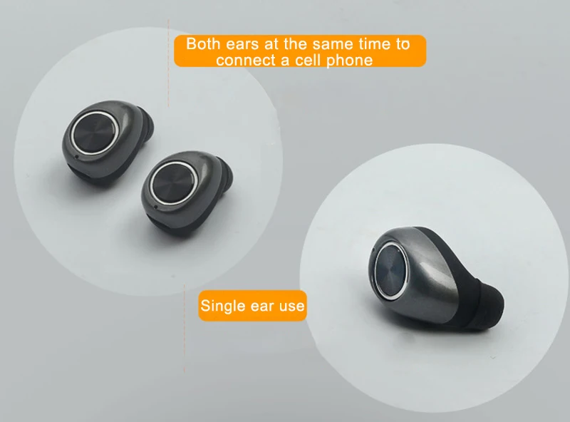 Ollivan TWS11 Mini Bluetooth Earphone Twins Wireless Headset Stereo Sports Auriculares One Drag Two Earbuds With Microphone (3)