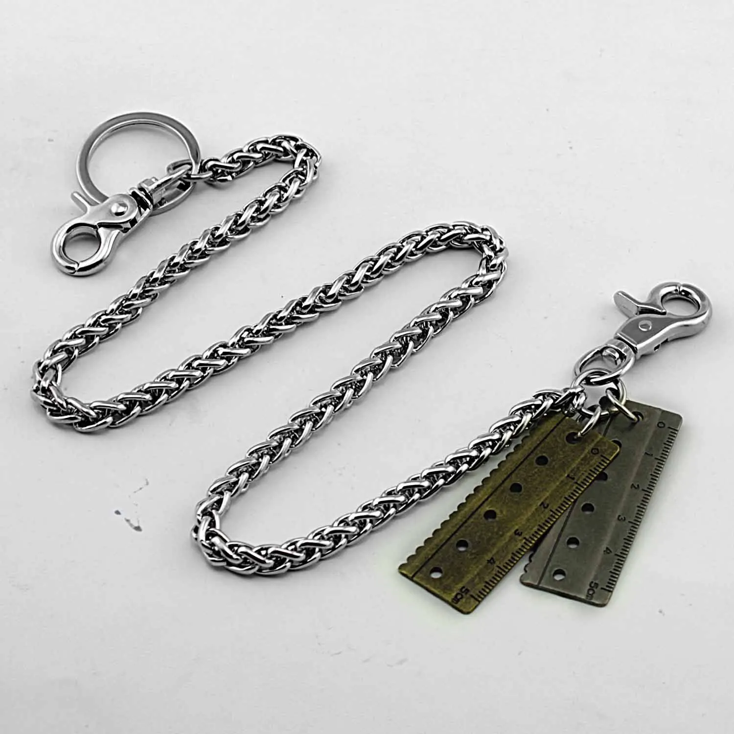 

Long Trousers Hipster Key Chains Punk Street Big Ring Key Chain Metal Wallet Belt Chain Pant Keychain Unisex HipHop Jewelry WZ71