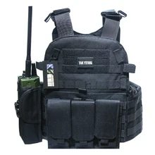 TAK YIYING Militaria Ciras mar Yelek Taktik Üçlü AR15 M4 5.56mm Dergisi Ordu Eğitim Savaş Üniforma CS Açık