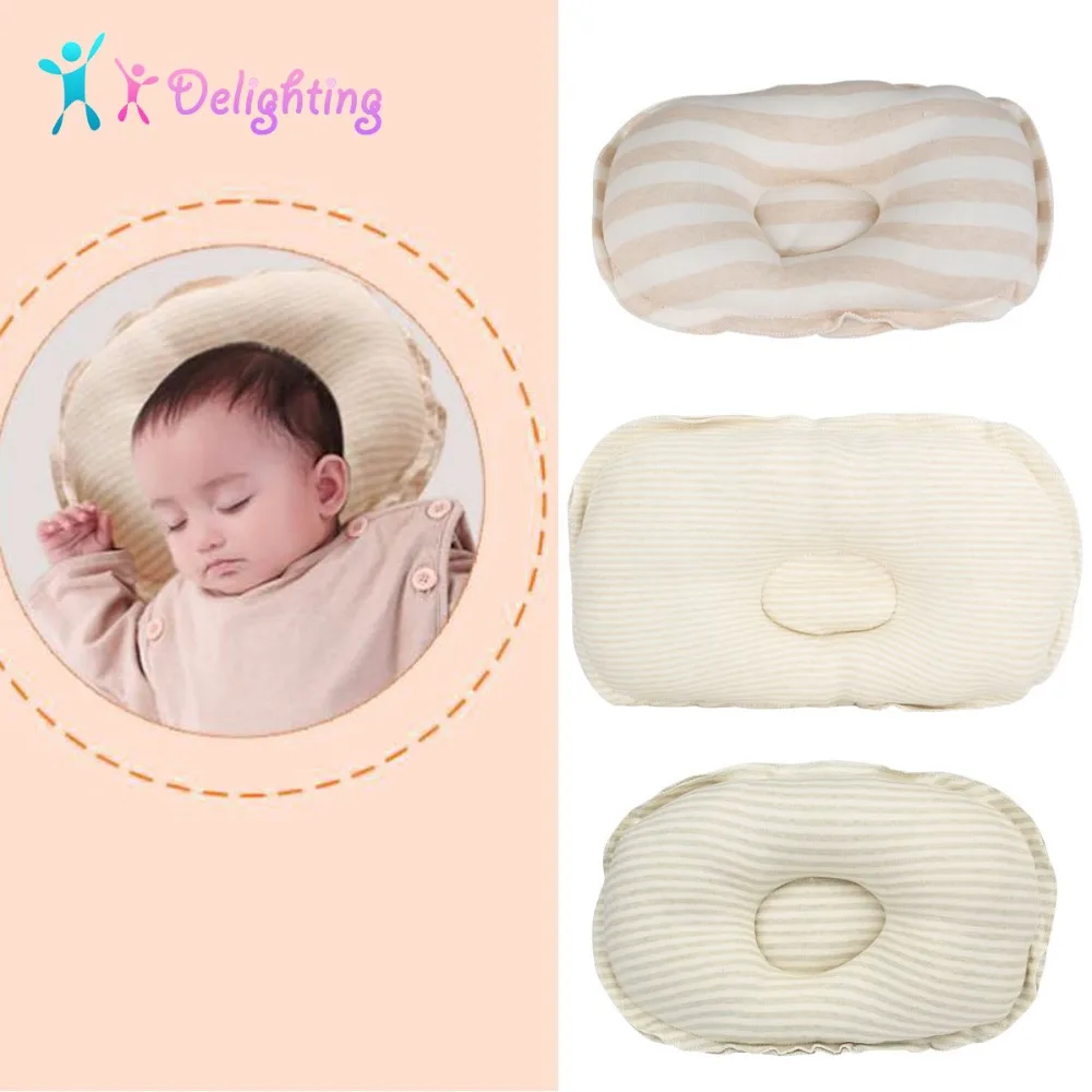 Cute Newborn Bedding Pillow Prevent Flat Head Infant Pillows Support