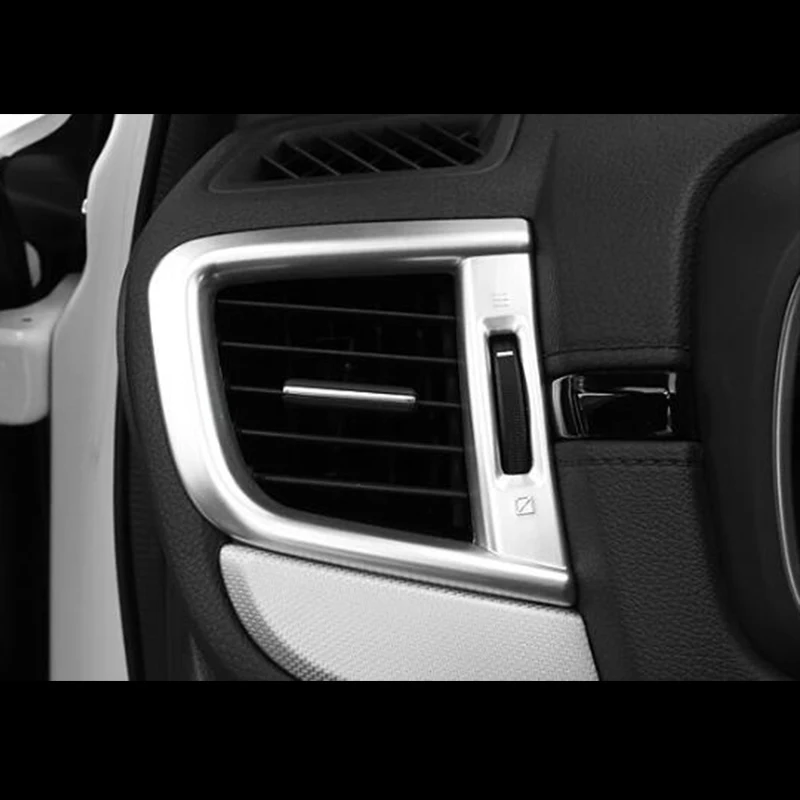 

Для Honda CR-V CRV 2017 2018 ABS Chrome Аксессуары для автомобильного левого и правого кондиционера, крышка для выпускного отверстия воздуха, декоративная наклейка, Стайлинг автомобиля