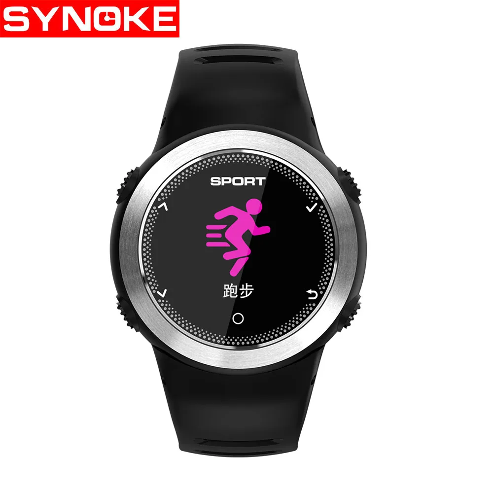

SYNOKE Smart Watch Men's Waterproof Heart Rate Blood Oxygen Monitoring Smartwatch Outdoor Sport Bluetooth Fitness Watches