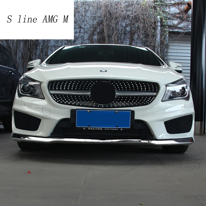 Автомобильный Стайлинг для Mercedes Benz CLA Class C117 C200 C260 передний бампер губа Нижний