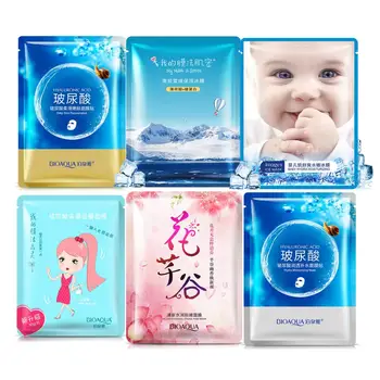 

IMAGES 10Pcs Snail Essence Brightening Moisturizing Hydrates Treatment Facial Mask Flower Patch Water Nourishing Mask Skin Care