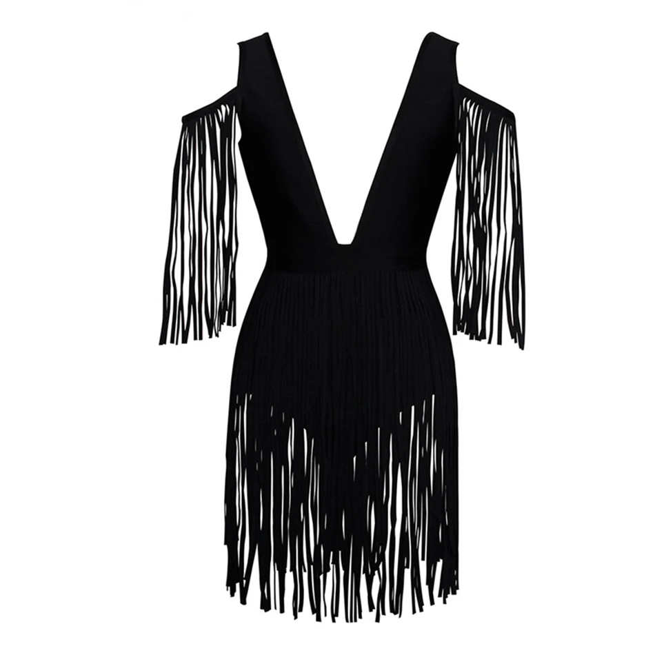 Ocstrade-Summer-Dress-2018-Bandage-Dress-Black-Woman-Sexy-Hollow-Out-and-Tassel-High-Quality-Bandage (7)