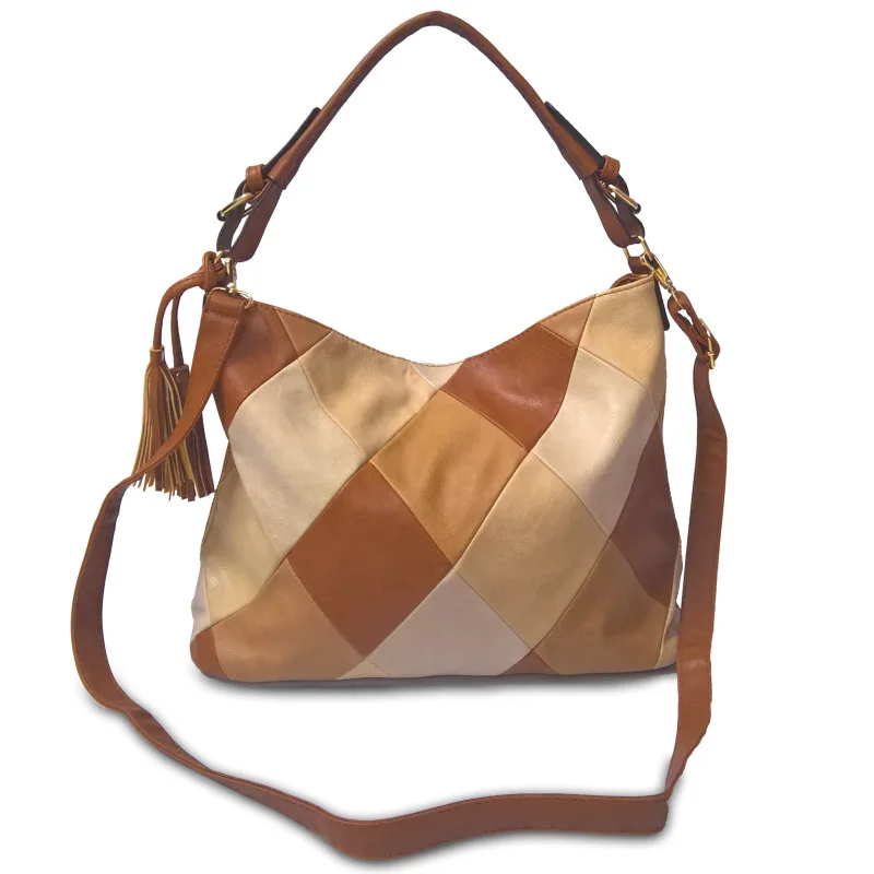 

Tassel Bags Retro PU Leather Shoulder Bag for Women 2018 Zipper Handbag Messenger Winter Top-handle Bags New