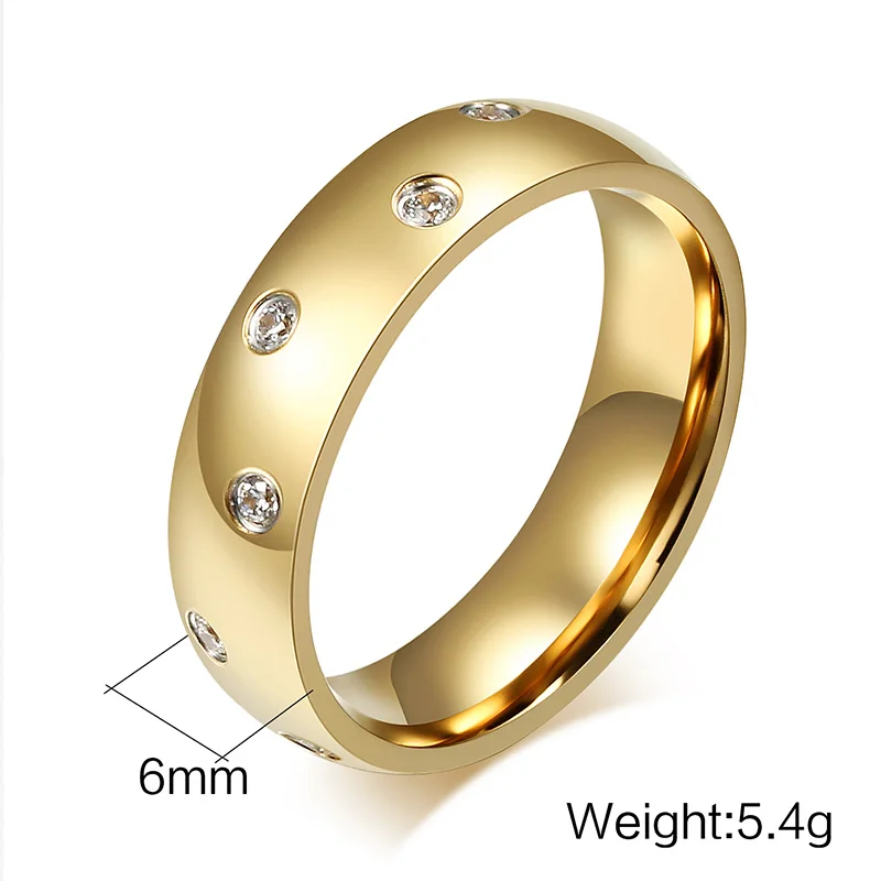 CC Titanium Steel Wedding Rings For Women And Men Couple Lovers Ring Bridegroom Bridal Jewelry Accessories Drop Shipping CC990