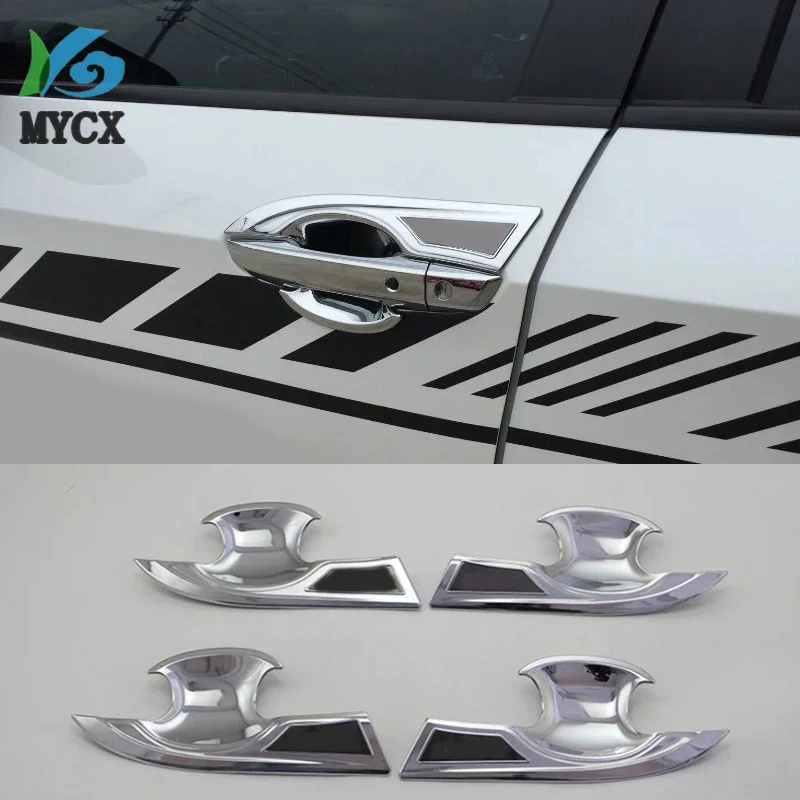 Применимо для Honda Civic 10 2016 2017 2018 хромированная дверная ручка из АБС пластика