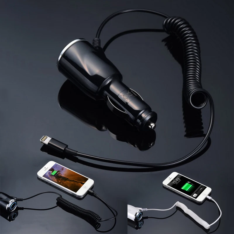 

5V/1A Fast Charing LED Travel Car Charger Adapter for iPhone X 5 5S 5C SE 6 6s 6 Plus 6sPlus 7 8 iPod iPad mini 1 2 3 4 Air