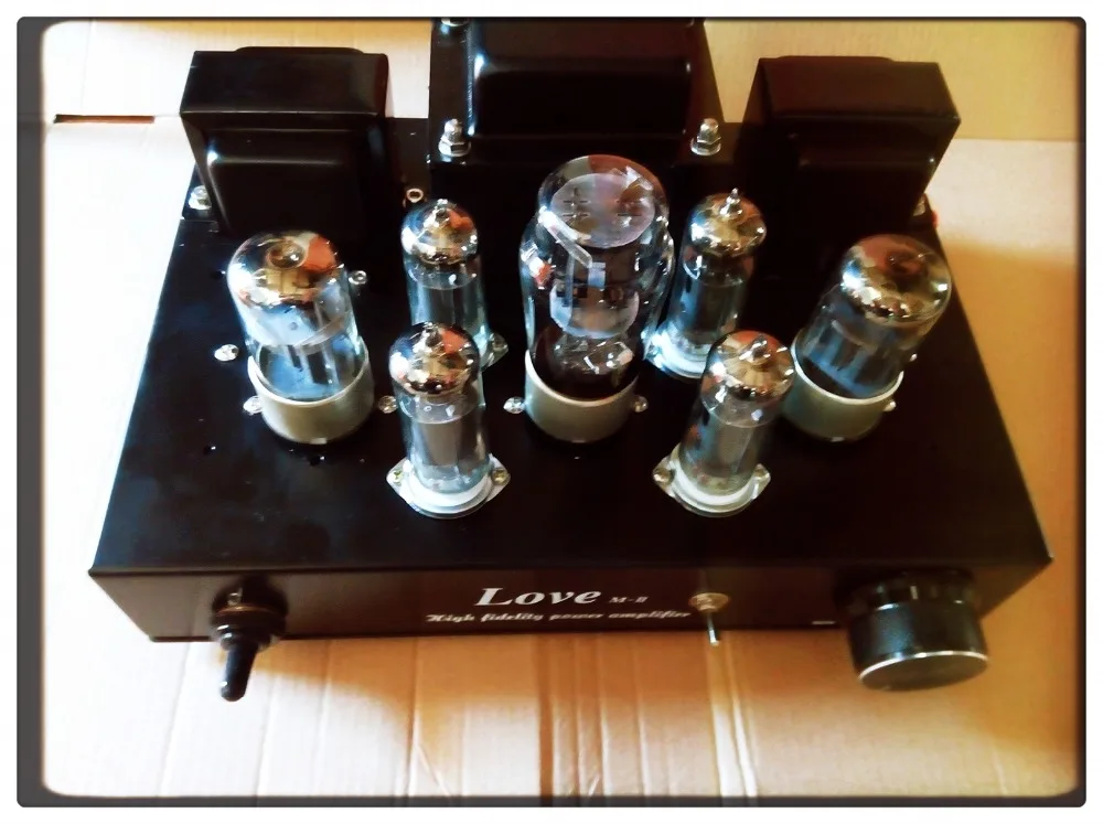 Single ended 6P1 parallel TUBE amp class A amplifier, rectifier 6n8p
