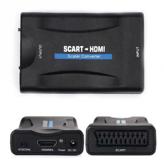 Из scart в HDMI конвертер аудио видео адаптер для 1080 P HDTV STB Sky Box SGA998