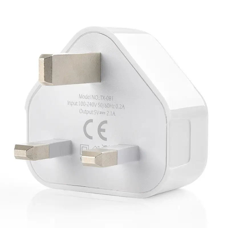 Сетевой адаптер с 1 USB портом и 2 портами 5V2 1A|Электрические вилки| |