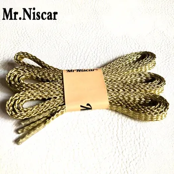 Mr.Niscar 1 Pair Gold Line Flat Shoelaces Imitation 24K Golden Silk Shoe Laces Strings Strong Width 0.7 cm/Length 110cm,140 cm
Mr.Niscar 1 Pair Gold Line Flat Shoelaces Imitation 24K Golden Silk Shoe Laces Strings Strong Width 0.7 cm/Length 110cm,140 cm