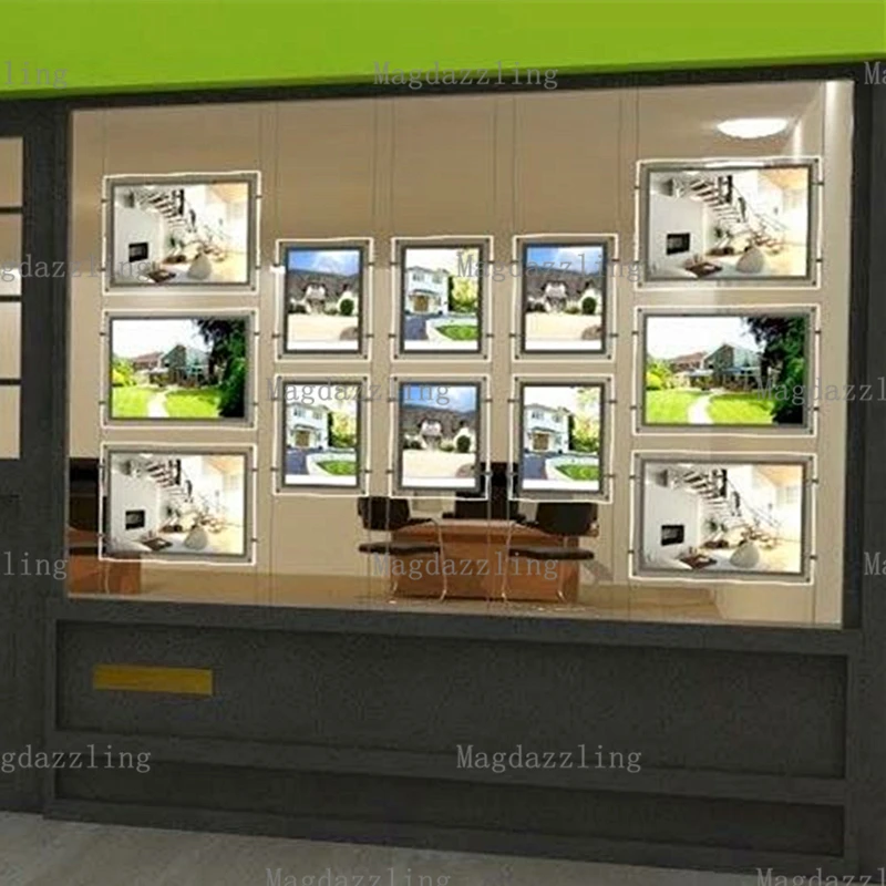 6PCS A4 Vertical +6PCS A3 Landscape LED Window Display Cable Kits ...