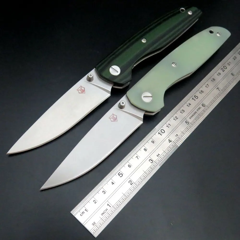 

Recommended EDC Tool F33 Bearing folding knife D2 blade G10 handle outdoors camping hunting pocket fruit knives Hand Tool