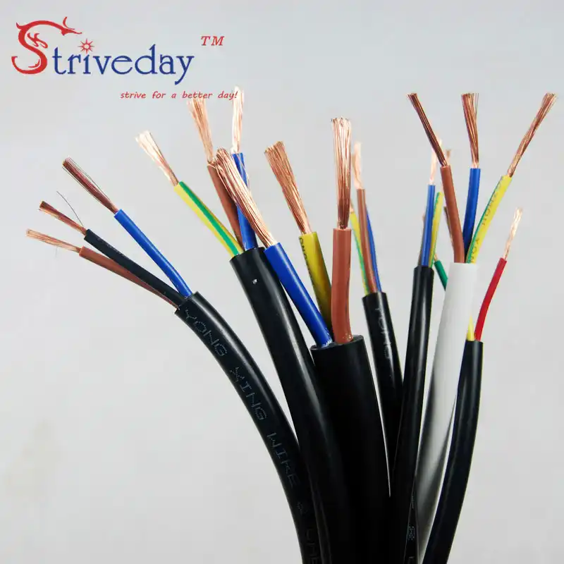 5mm square soft sheathed cable control power line