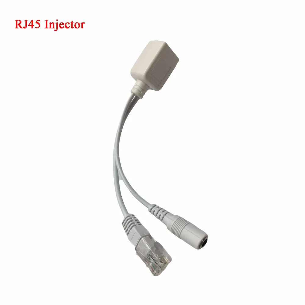 Кабель POE для IP камеры Пассивный адаптер Power Over Ethernet разветвитель инжектор RJ45