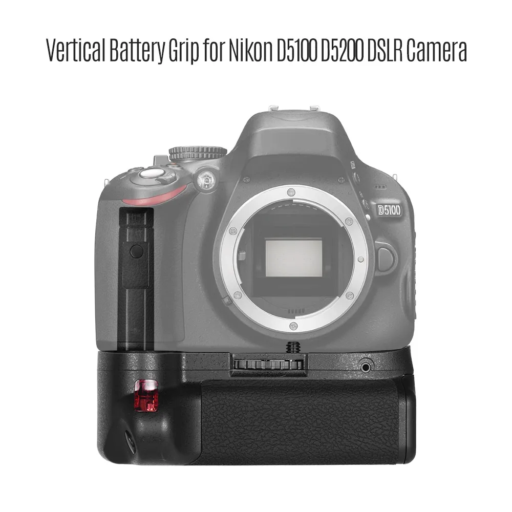 Andoer вертикальный Батарейный держатель для управления камерой с ИК-пультом дистанционного управления для Nikon D5100 D5200 DSLR EN-EL 14