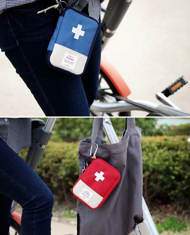 Дорожная медицинская сумка для путешествий, набор для первой помощи, мини-автомобильный набор для первой помощи, сумка для дома, маленькая медицинская коробка, набор для аварийного выживания, домашний спасательный набор