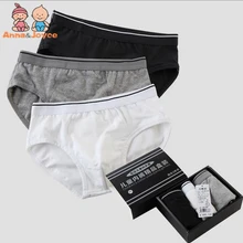 3 шт./лот трусы для мальчиков, нижнее бельё, нижнее белье из органического хлопка, трусы-боксеры для мальчиков, нижнее белье