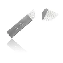 0.3 мм Руководство татуировка перо иглы 14 Вышивка Крестом Иглы для eyebrown постоянный Макияж микроклетку иглы jm611d-x79 Иглы для татуажа