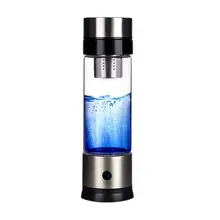 Генератор воды, богатая водородом, японская Щелочная энергетическая стеклянная бутылка, анион, ионизатор воды, антивозрастной USB H2, здоровая умная чашка 40