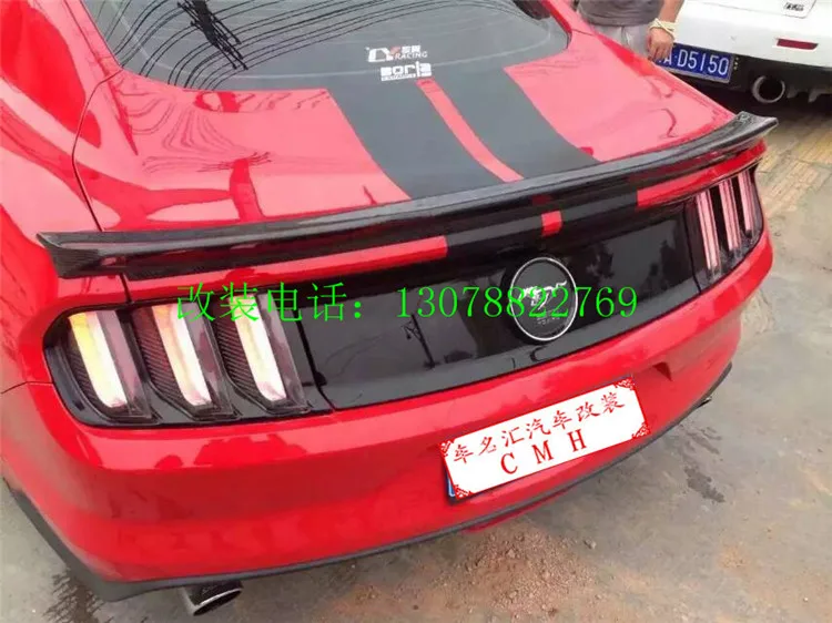 

Fit for FORD MUSTANG 2015 modified carbon fiber rear wing rear spoiler wing