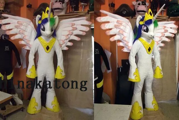 Pony horse Princess Celestia mascot 