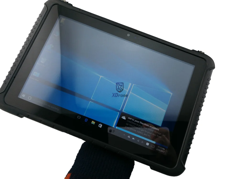 China K16T Rugged 10.1" Windows Car Diagnostic tablet IP67 Waterproof Shockproof Industrial M3-7Y30 128GB ROM High precision GPS most popular apple ipad