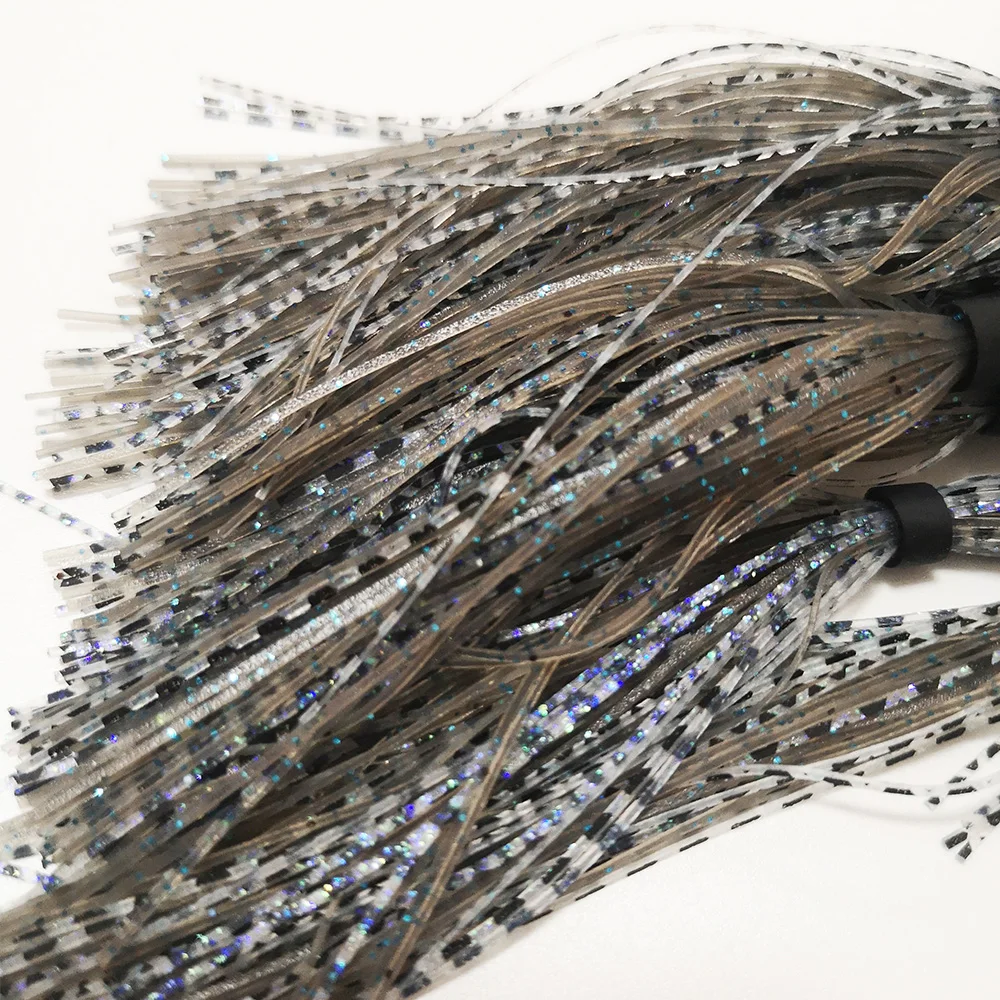 10 пучков 44 прядей SF084 Силиконовые юбки рыболовные аксессуары DIY Buzzbaits Spinner Buzz Bait