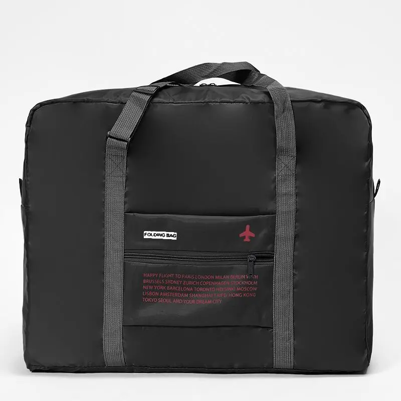 

Nylon/Men's/Female Travel Bag Hand Luggage/Large Capacity Travel Bag Black/Fashion Travel Bag/Waterproof