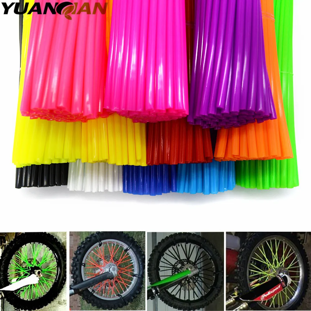 

Universal Motocross Dirt Bike Enduro Wheel RIM SPOKE Shrouds SKINS COVERS WR250 for ktm 1290 SUPER DUKE R 390 DUKE 200 DUKE 690