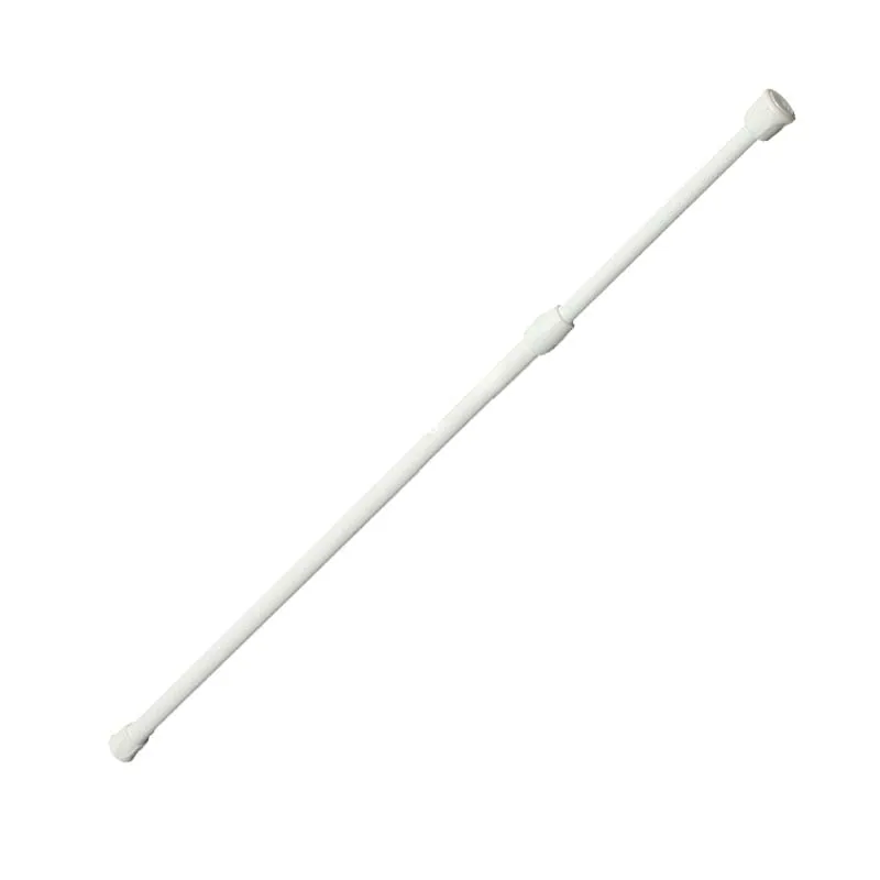 

NOCM-Spring Loaded Extendable Telescopic Net Voile Tension Curtain Rail Pole Rod Rods White 40-75cm