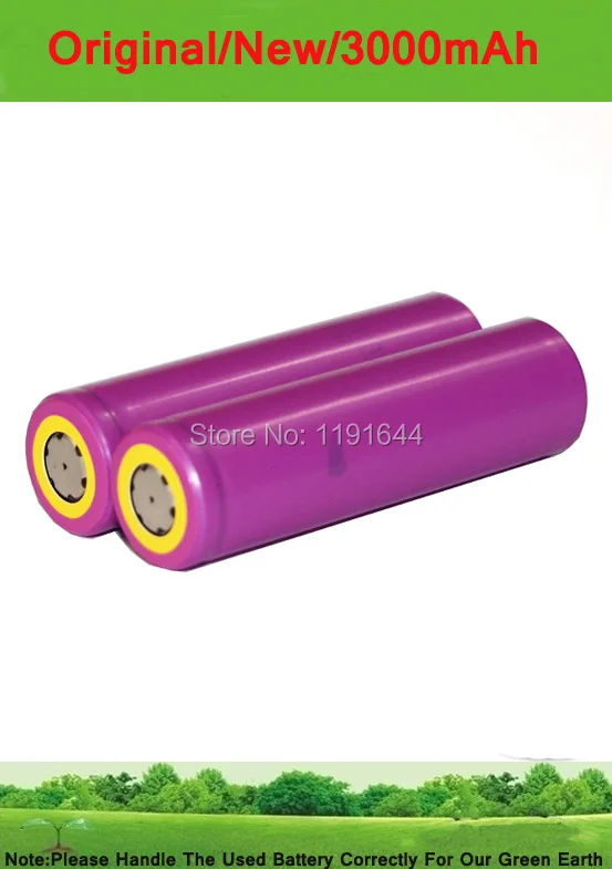 2 шт./лот SANYO 3,7 V 18650 UR18650ZTA 3000mAh зарядное напряжение 4,35 V батарея