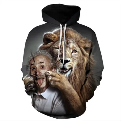 

2019 hoodies 3d Print Men/Women Thin Cool Fashion hoodie Sweatshirts Colorful Diamonds Lion Print Hooded harajuku