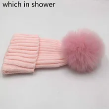 Который в душе искусственный помпон из лисьего меха взрослых крючком шапки женские вязаные с помпоном искусственные волосы вязаная шапочка с помпонами девушка мех зимняя шапка