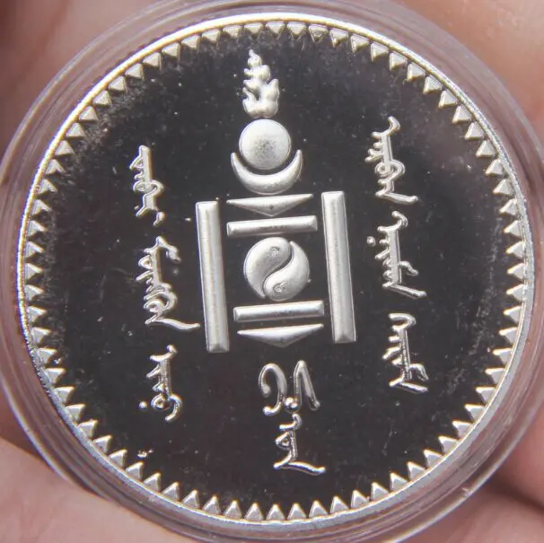 

Mongolia Soyombo symbol Buddhism Medal Souvenir Commemorative Coins Non-currency Art Craft Collection Gift