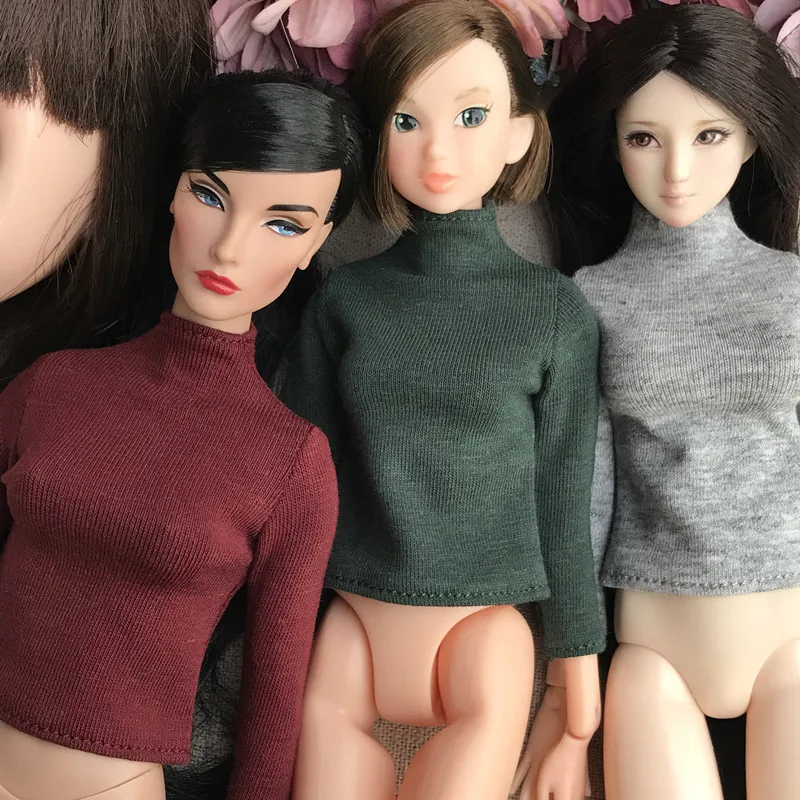 1PCS1/6 кукла с длинным рукавом рубашка для Blyth, Barbies, кукла azone одежда аксессуары