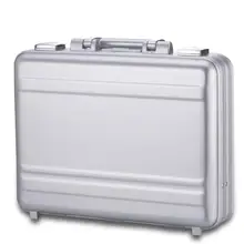 Мужской алюминиевый магниевый портфель из сплава дорожный Чехол с двойным замком(коды/ключи) Алюминиевая рамка портфель Серебряный чехол для ноутбука